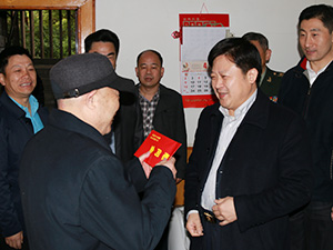 刘志仁亲临新宝5平台代理走访慰问军转干部国防建设二等功臣侯尚德