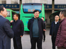 邹文辉一行到桂阳分公司检查指导工作