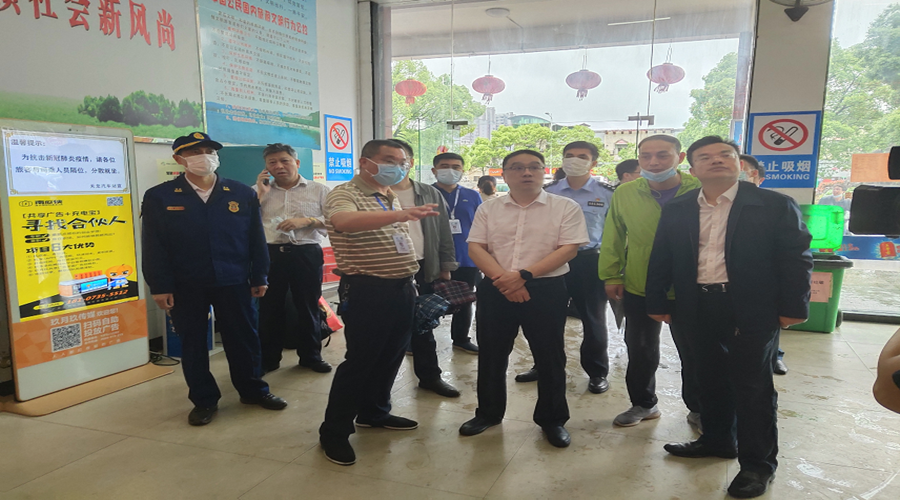 市委常委、副市长马天毅到天龙站检查工作